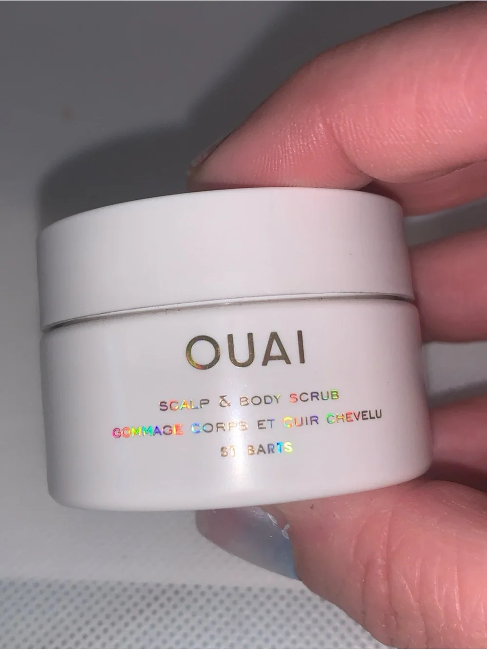 OUAI St. Barts Scalp & Body Scrub — 1 Oz Travel Size New